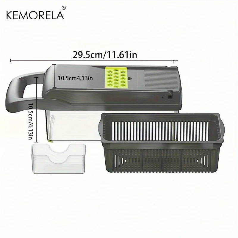 S94263d86f3224227b5f38a303b3a2bb4Y.webp 14/16 in 1 Multifunctional Vegetable Chopper Onion Chopper Handle Food Grate Food Chopper Kitchen Vegetable Slicer Dicer Cut - Image 10
